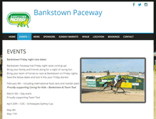 Tablet Screenshot of bankstownpaceway.com.au